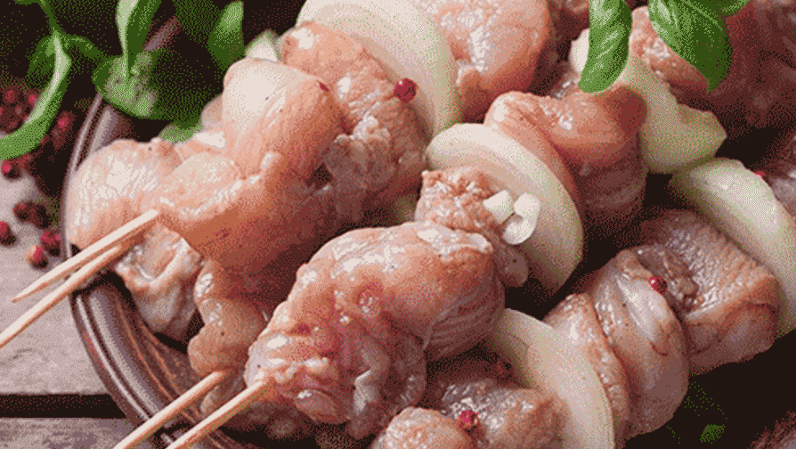 Шашлык из куриного филе в духовке — рецепт с фото пошагово