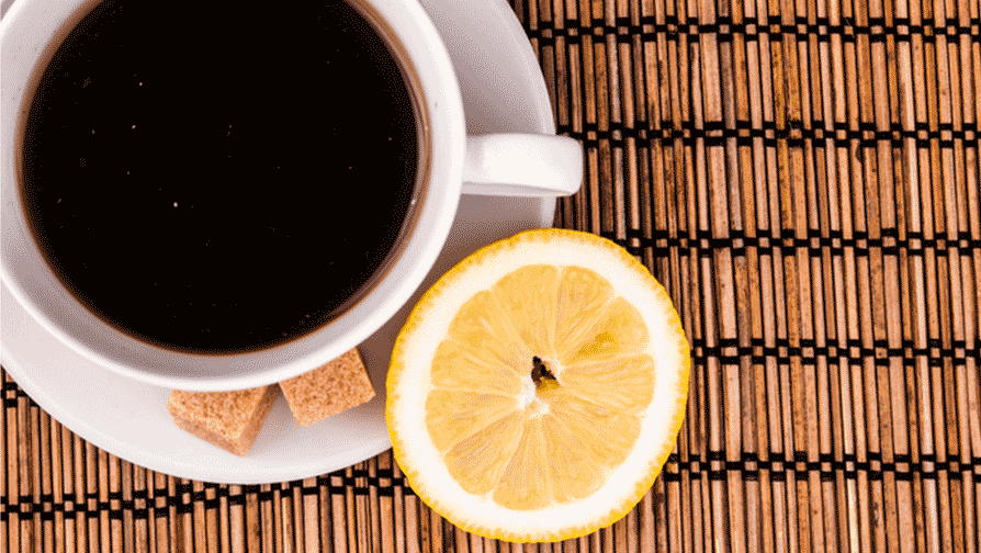 Кофе с медом и лимоном