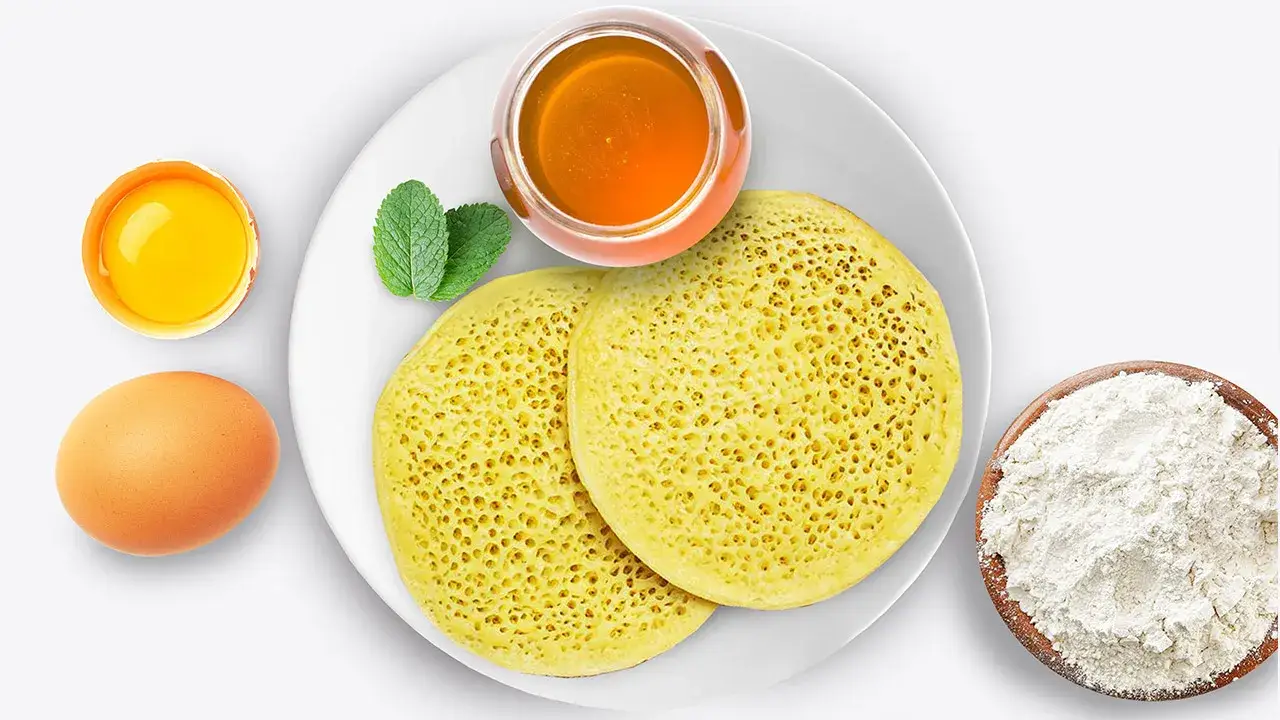 Марокканские блины с мёдом